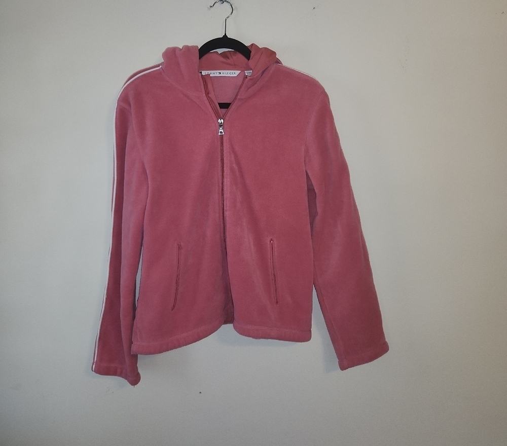 Tommy Hilfiger Pink Fleece Jacket Vintage